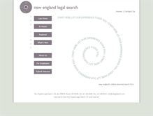 Tablet Screenshot of newenglandlegalsearch.com